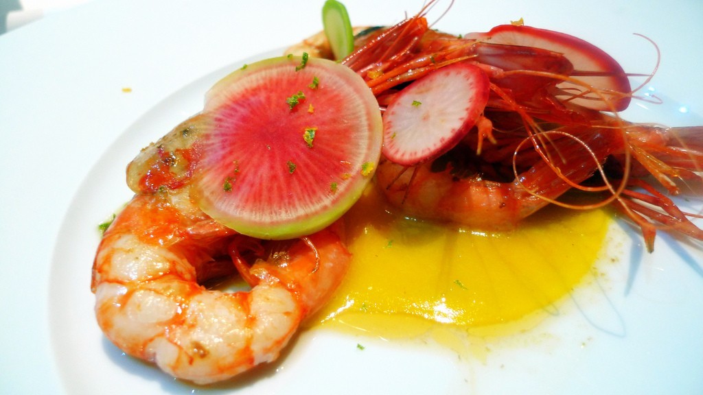 Madridfusión 2010 Gambas a la plancha