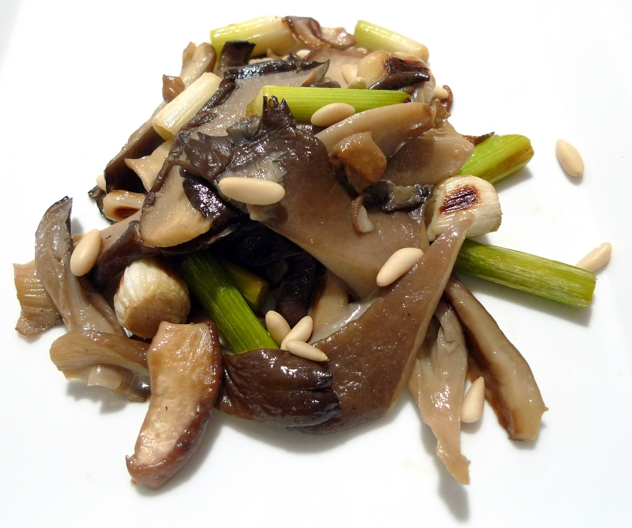 Salteado de setas y ajetes 3