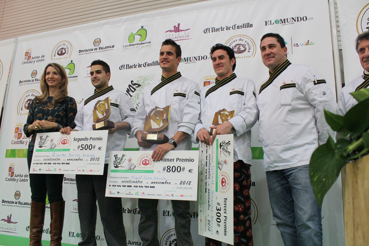 Ganadores del Campeonato de Cocineros de Castilla y León 2012