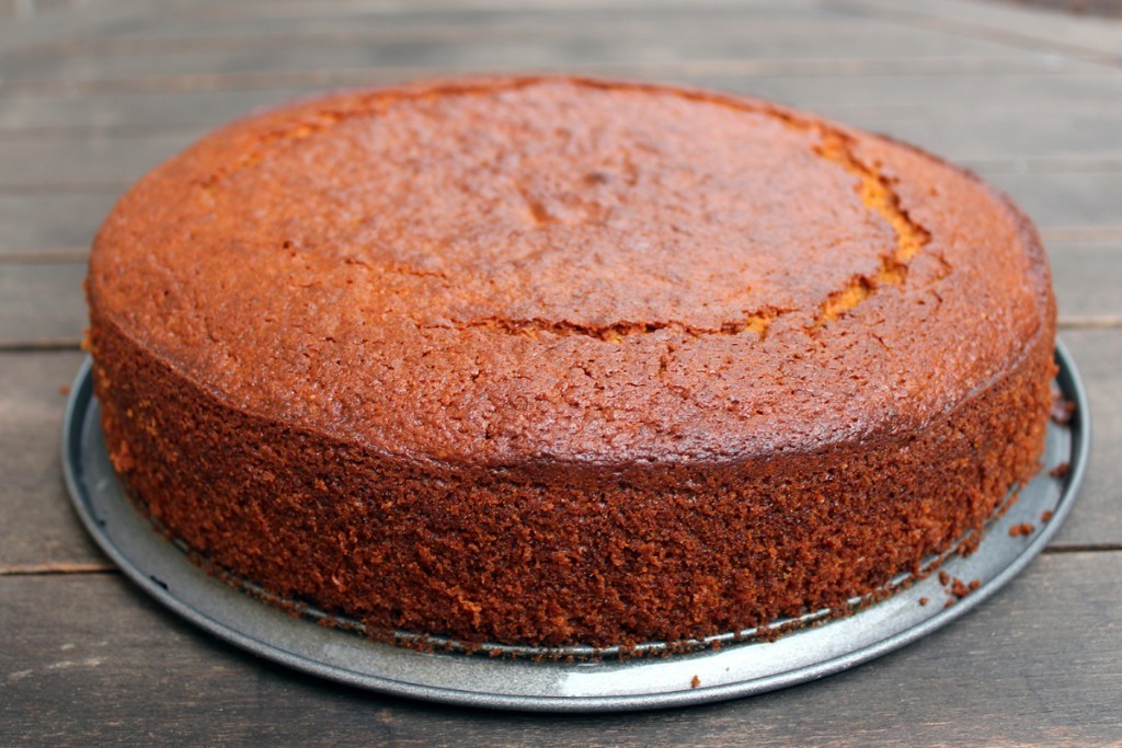 Bizcocho de zanahoria y turrón