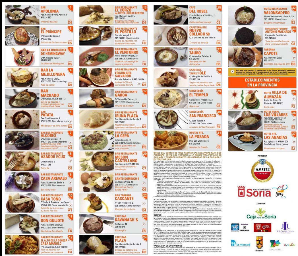 III Jornadas de la Cuchara y el Tenedor de Soria