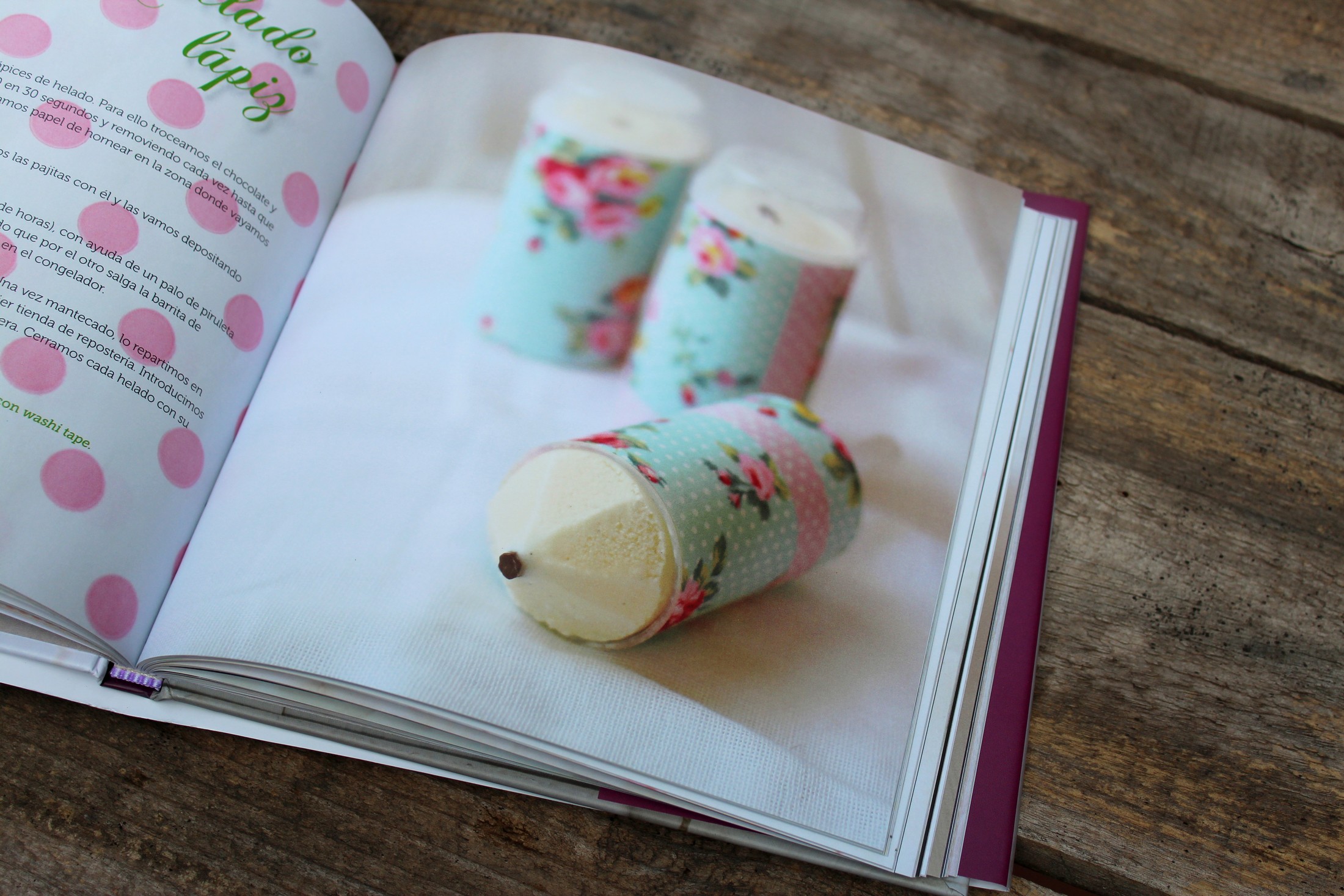 El nuevo libro de recetas de Sandra Mangas, Polos y Helados