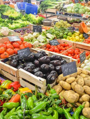 Vegetales verduras mercado