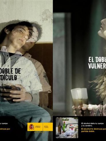 Campañas 2007- Alcohol y menores. El alcohol te destroza por partida doble