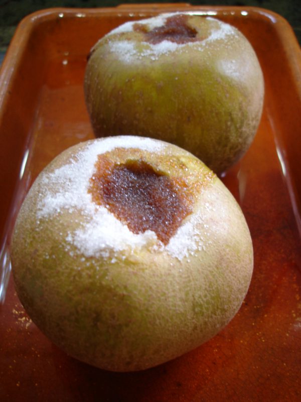 Receta de manzanas asadas