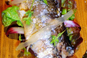 Tosta de sardinas en escabeche