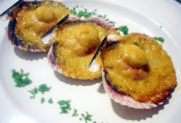 Receta de vieiras al horno