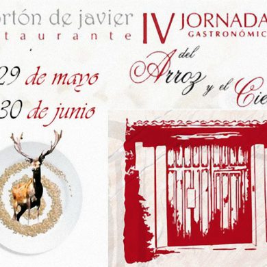 Cartel de las IV Jornadas Gastronómicas del Arroz y el Ciervo