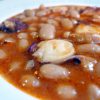 Receta de Alubias con pulpo