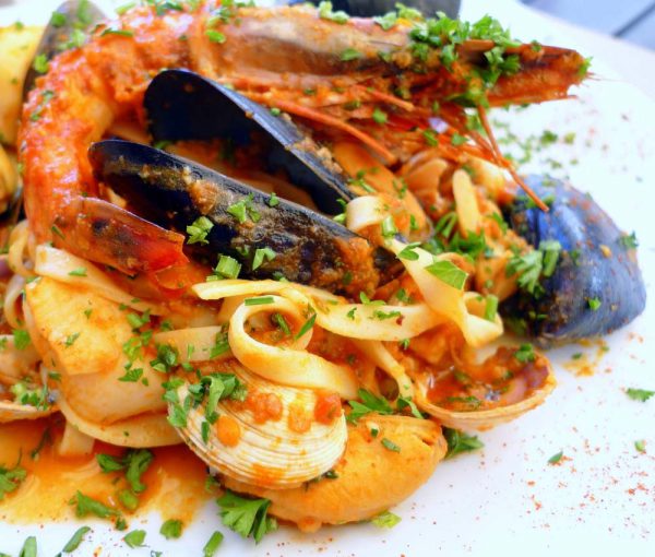 Receta de Tallarines a la marinera