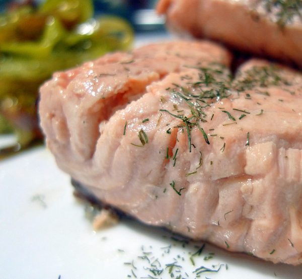 salmon confitado