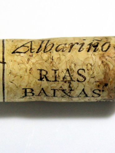 Vino Albariño, tapón de corcho