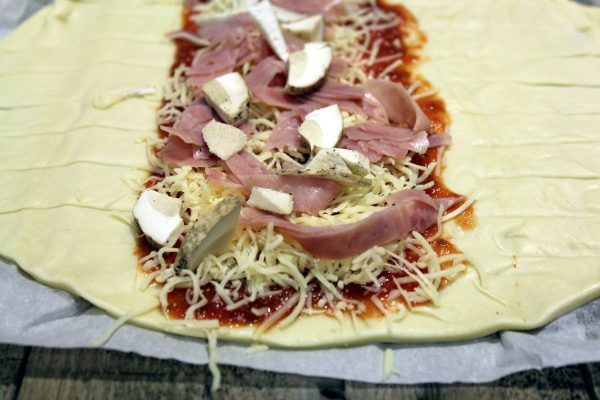 Pizza Calzone para Hallowen