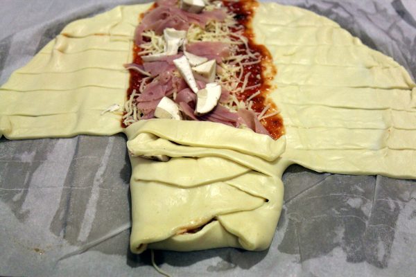 Pizza Calzone para Hallowen