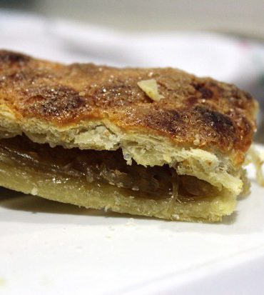 Hojaldre relleno de Cabello de Ángel o "Bayonesa"