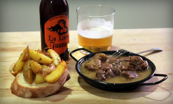 Estofado de ternera con cerveza artesanal