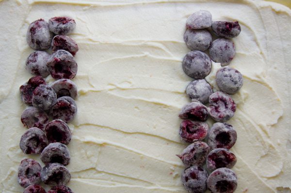 Relleno del Strudel de cerezas y ricotta
