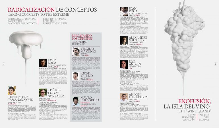 Programa Madrid Fusión 2016