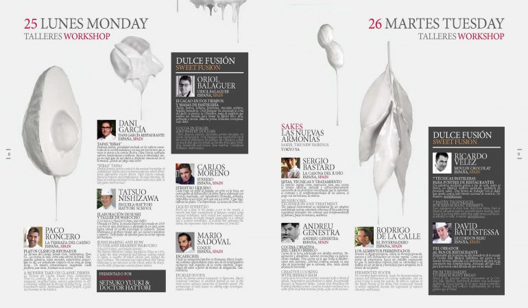 Programa Madrid Fusión 2016