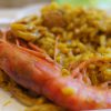 Arroz con sepia, espandenyas y gamba roja de Ibiza - Restaurante Sa Nansa