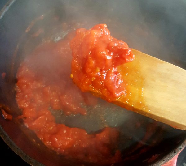 sofrito de tomate y cebolla