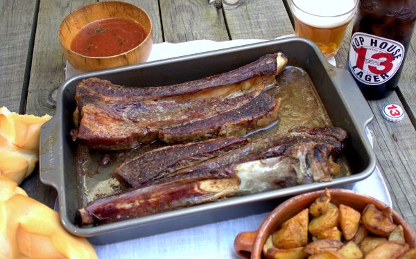 costillas de ternera asadas