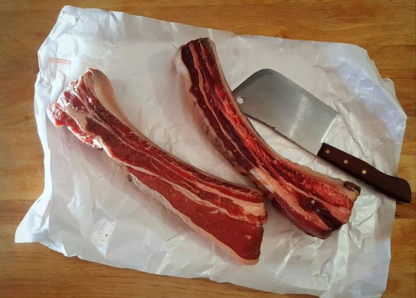 costillas de ternera frescas