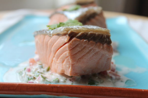 salmon confitado